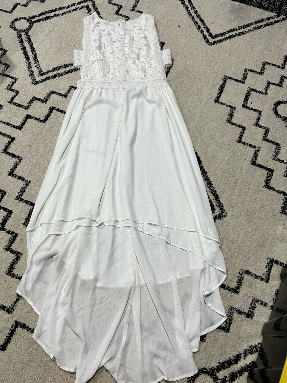 White Tiered Maxi Dress